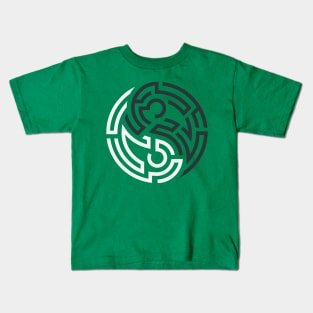 Yin Yang Maze Kids T-Shirt